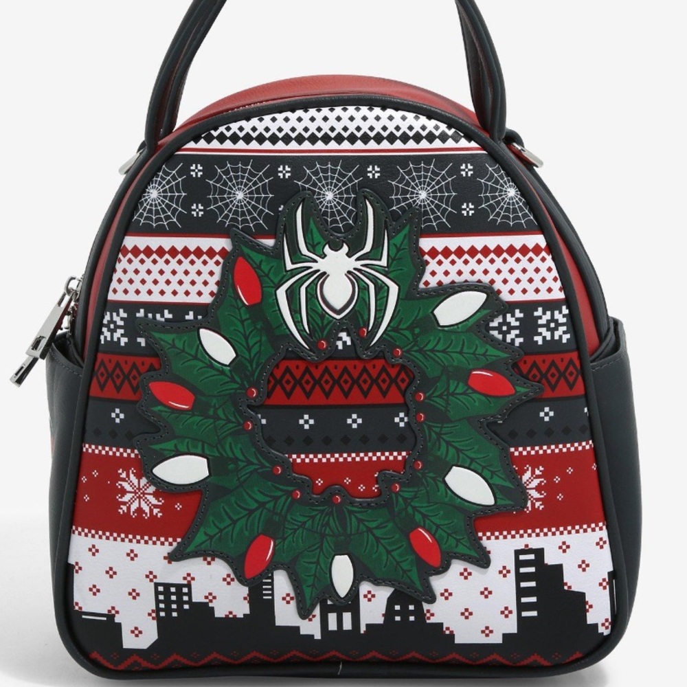 Marvel Spider-Man Christmas Sweater Mini Backpack Boxlunch Miles Morales